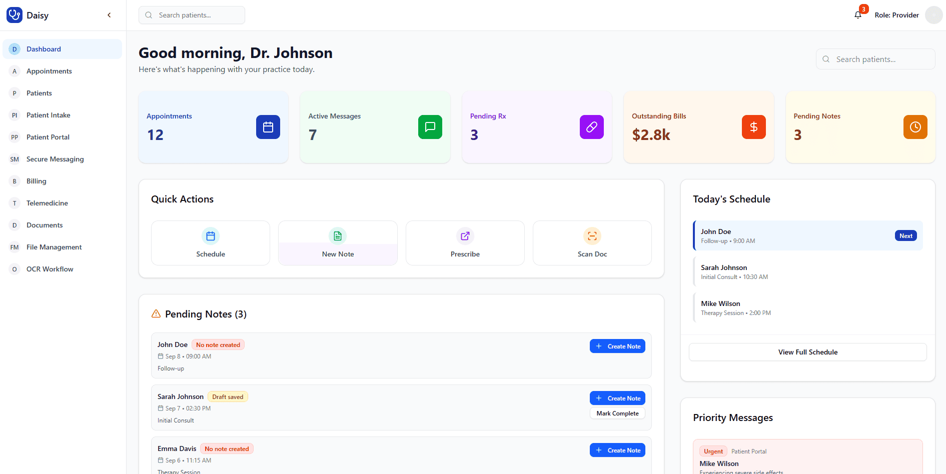 Daisy.ai - Intelligent EMR