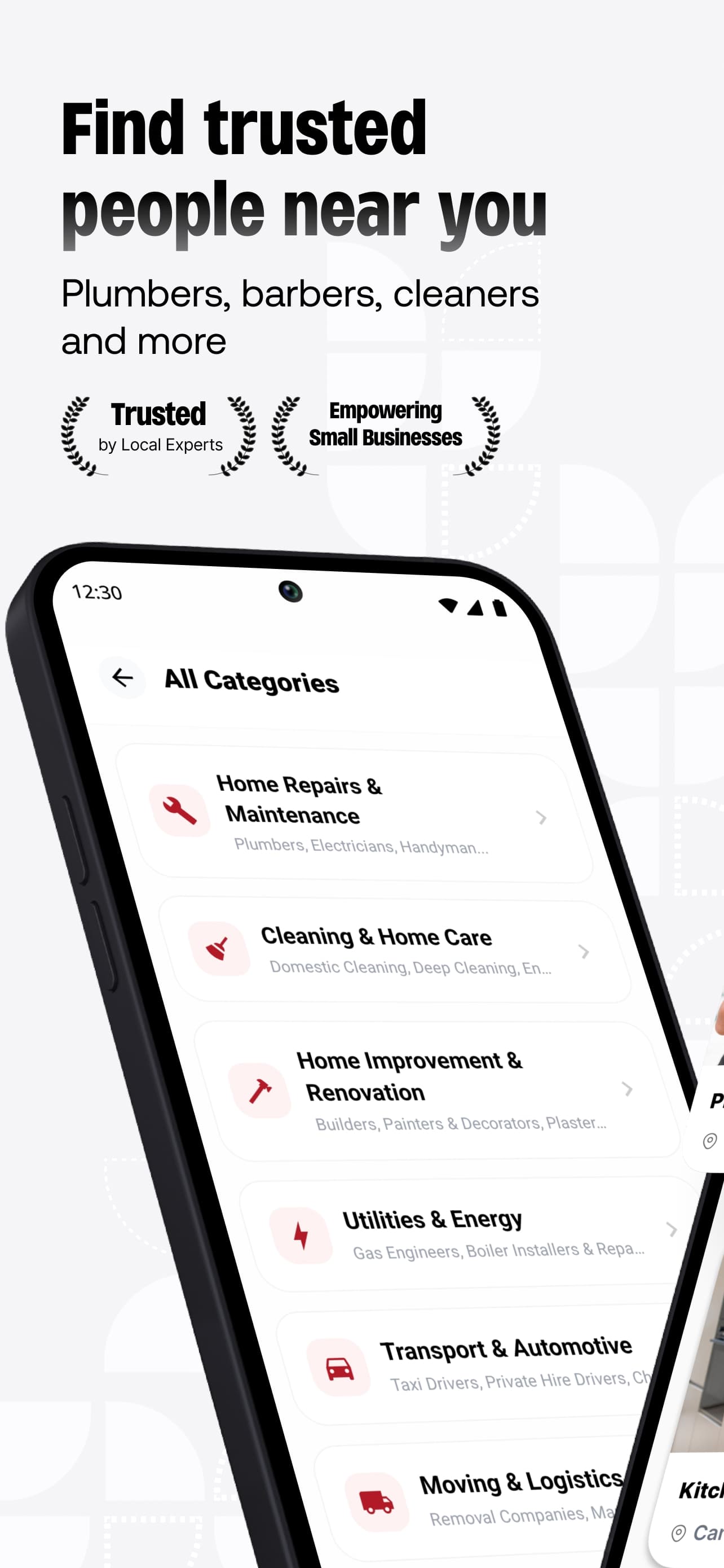 Nerihya — Hyperlocal Marketplace App for Handyperson Services