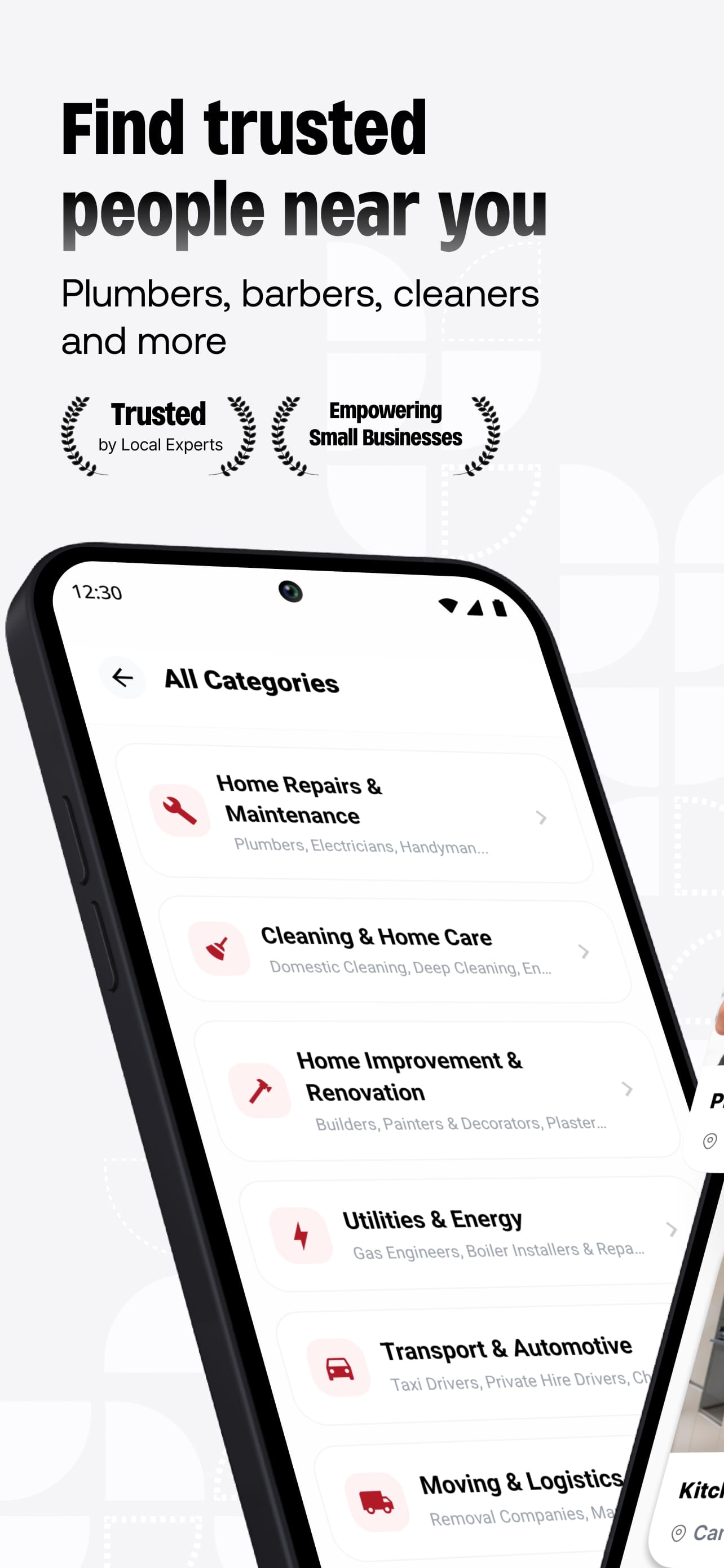 Nerihya — Hyperlocal Marketplace App for Handyperson Services screenshot 1